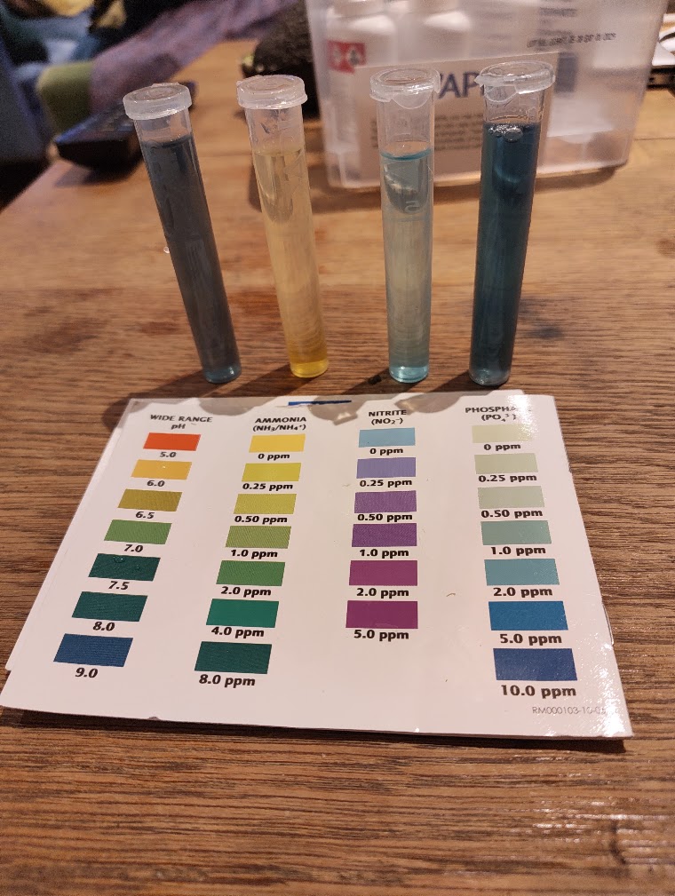 Balcony pond test results